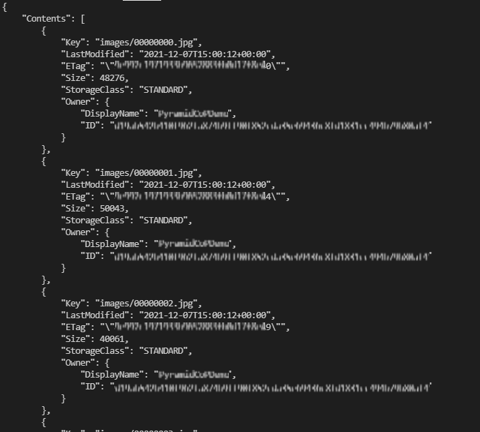 S3 List Objects